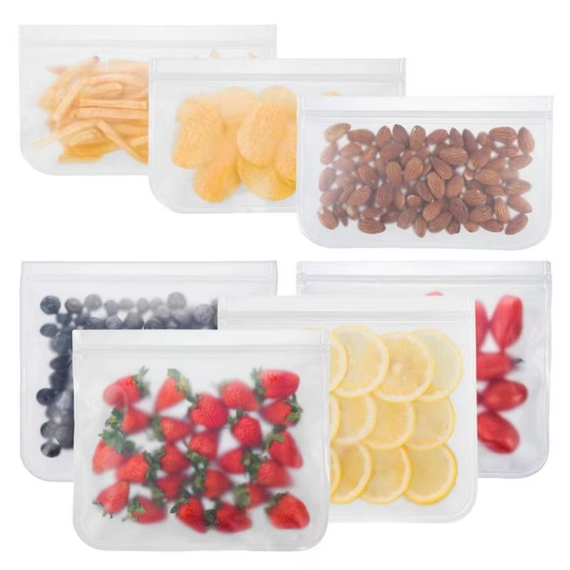 Food Z - 1/2/3/4 adet Silikon Gıda Saklama Kapları,