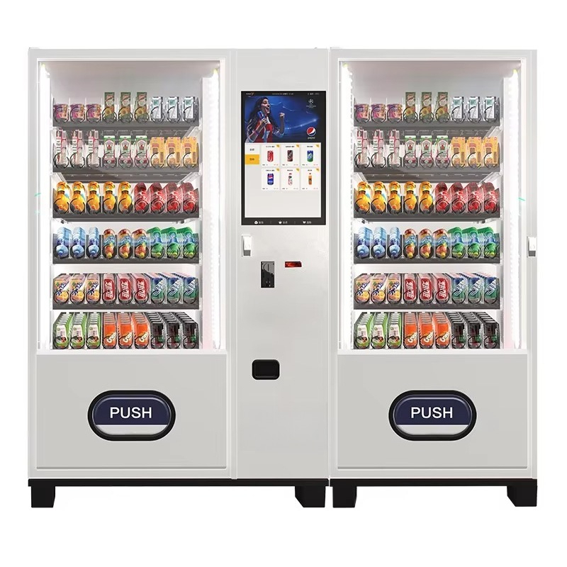 Food Snacks Drinks - Otomatik Soğuk İçecek Otomatı Akıllı İçecek