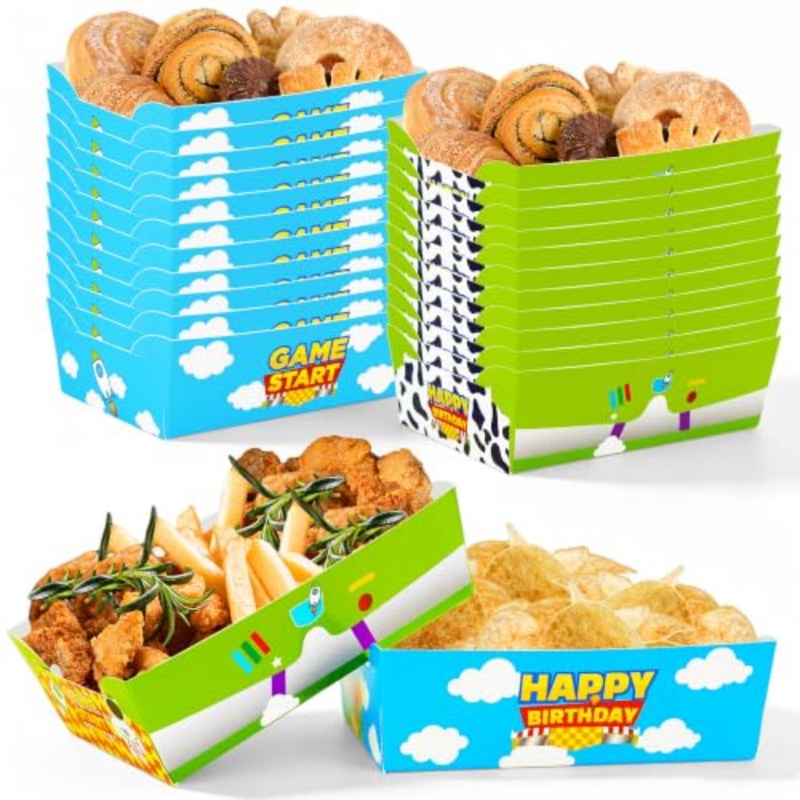 24 Adet Karikatür Kağıt Yemek  - Food Snacks For Party incelemesi ve fiyatı