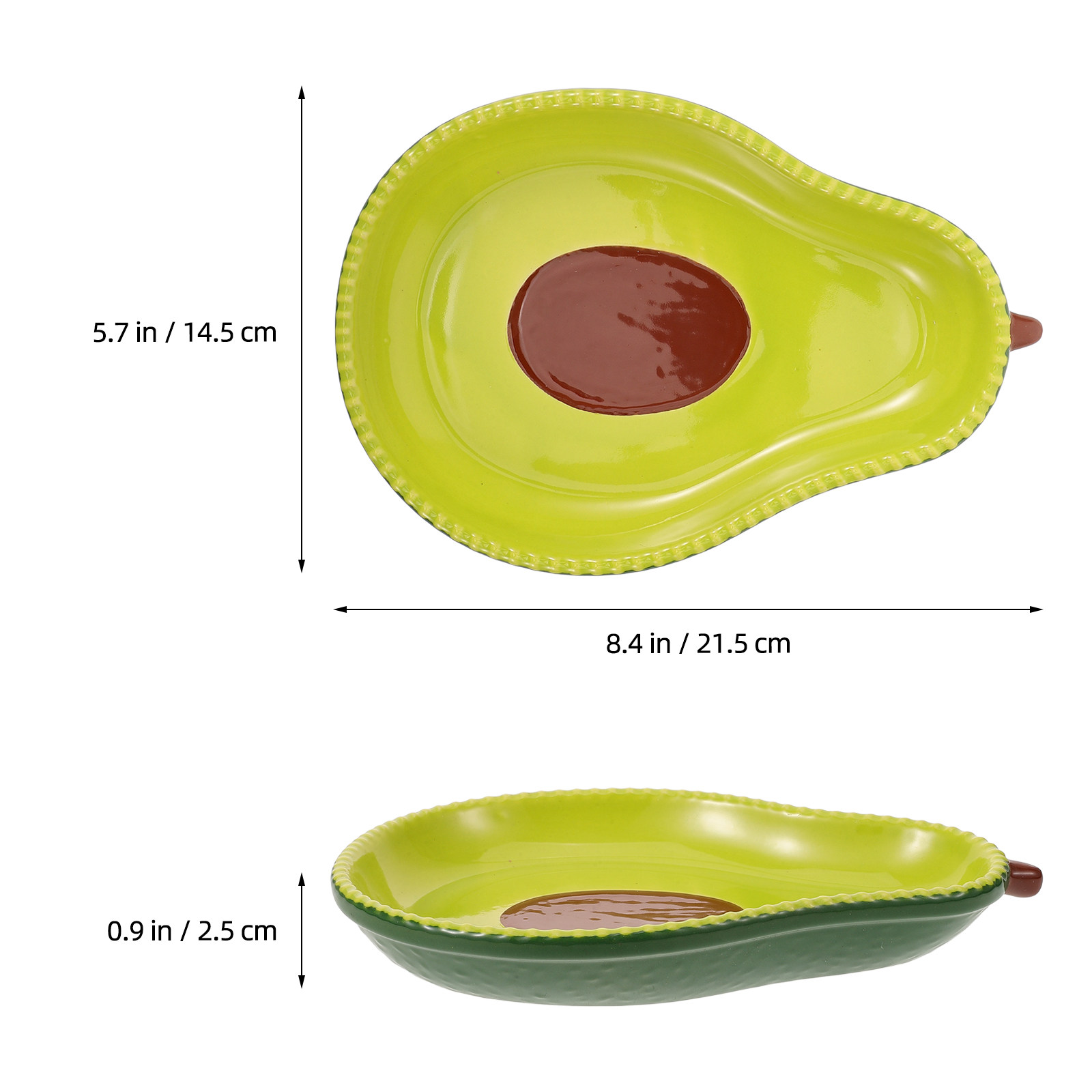 Avokado Şekilli Seramik Tabak  - Food Snacks For Party incelemesi ve fiyatı