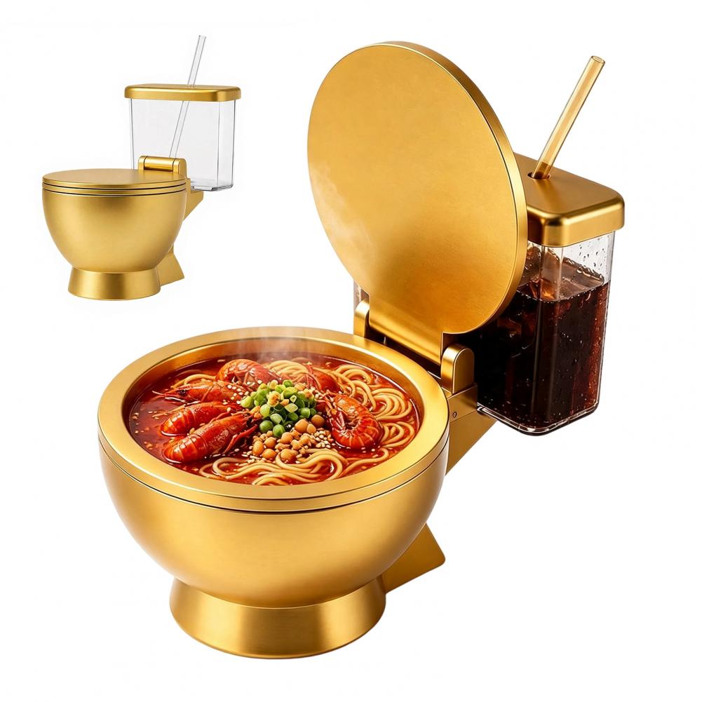 Tuvalet Şeklinde Ramen Kase Se - Food Snacks Drinks incelemesi ve fiyatı